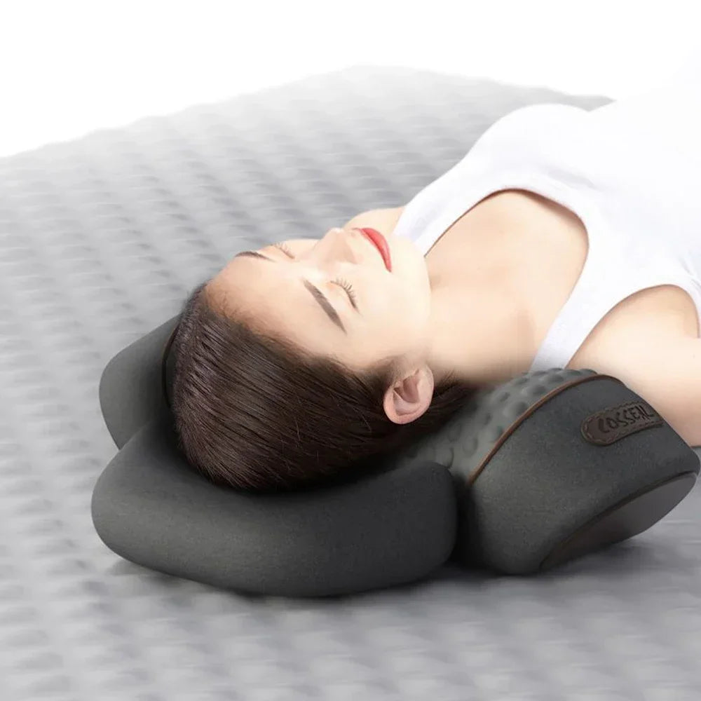 Vabena Electric Neck Massager: Cervical Pillow, Heat, Vibration & Stretch