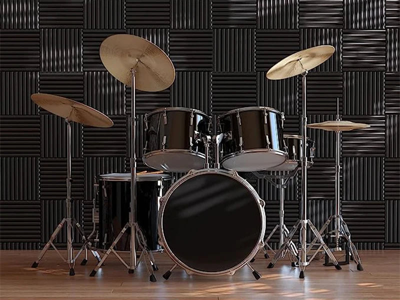 TOUO Sound Absorbing Foam Panels - Studio Acoustic Treatment & Soundproofing