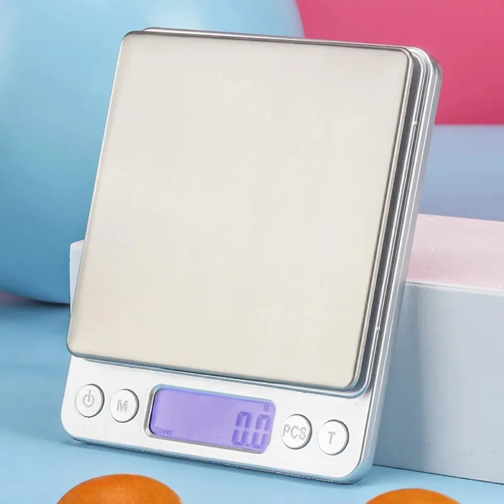 Vabena Digital Kitchen Scale 3000g/0.1g - Food & Jewelry Gram Scale with Tare