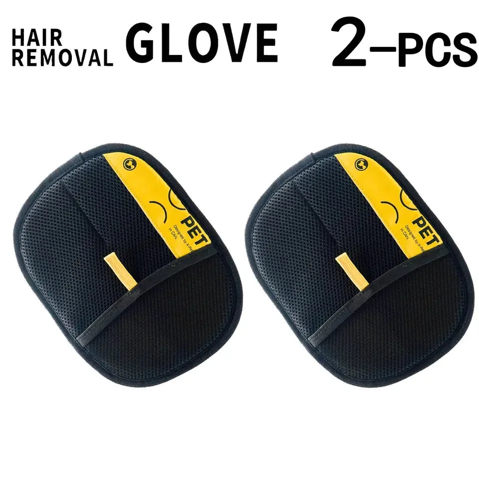 Pet Hair Removal Glove | Two-Way Electrostatic Brush for Cats, Dogs, Furniture & Clothes