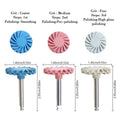 6Pcs Dental Diamond Polishing Discs Set for Composite Resin RA Burs