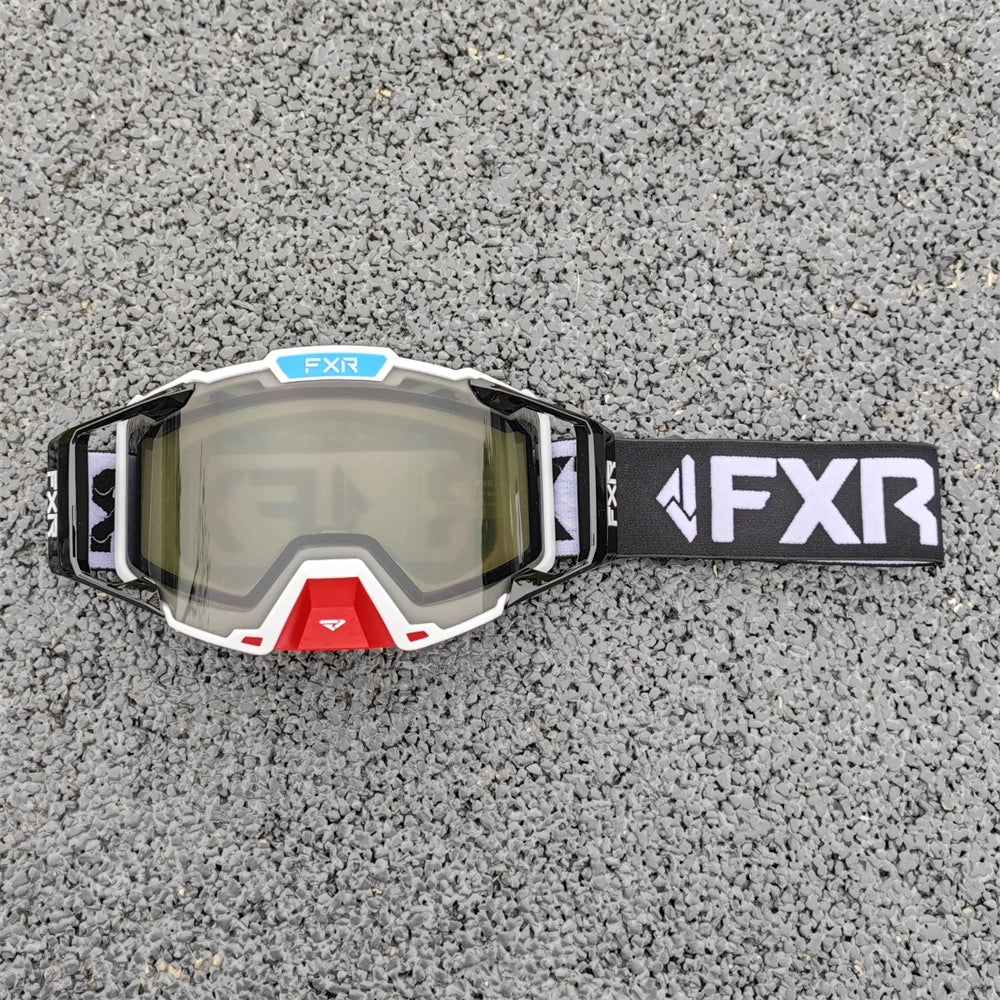 FXR Motocross Goggles HD Lens Anti-fog MX MTB Dirt Bike Eyeglasses