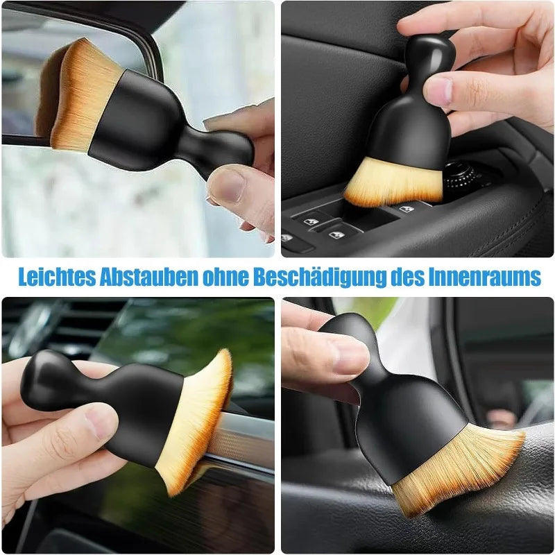 11pcs Car Cleaning Kit with Tire Brush & Microfiber Gloves