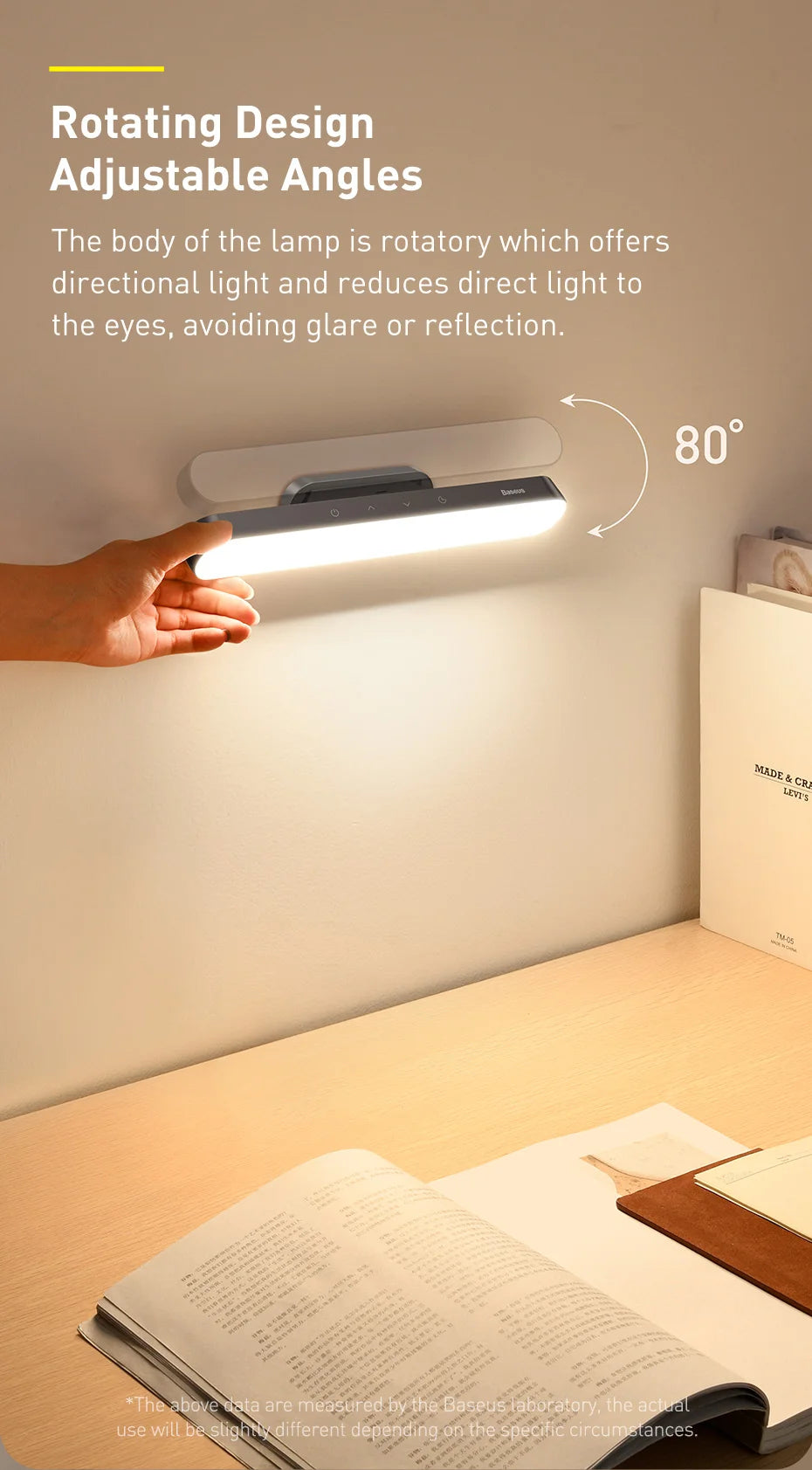 Baseus Magnetic Monitor Light Bar - Eye Protection Desk Lamp for PC