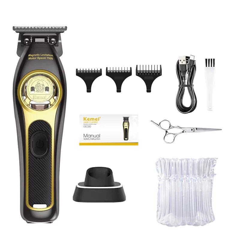 Kemei Professional Cordless Hair Clippers & Trimmer Electric