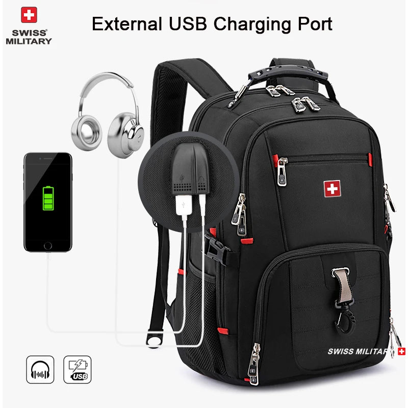 SWISS MILITARY Heavy-Duty Travel Backpack | Durable & Spacious