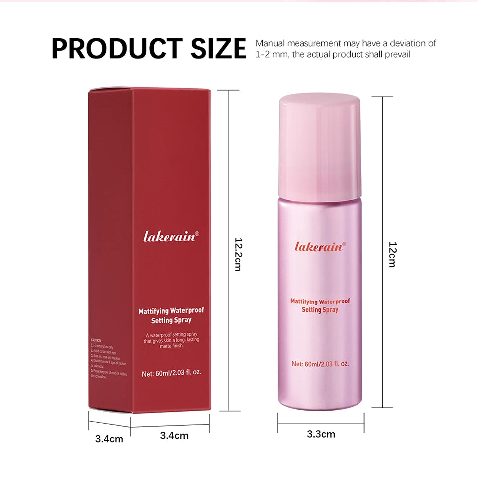 Mattifying Waterproof Setting Spray - Glossy Matte Finish