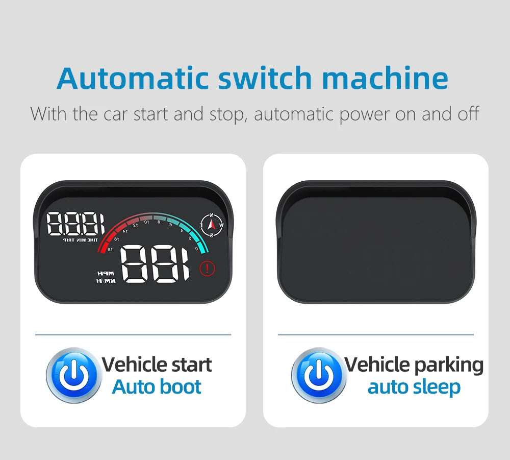 M22 Car HUD Head Up Display | Universal GPS Speedometer Projector