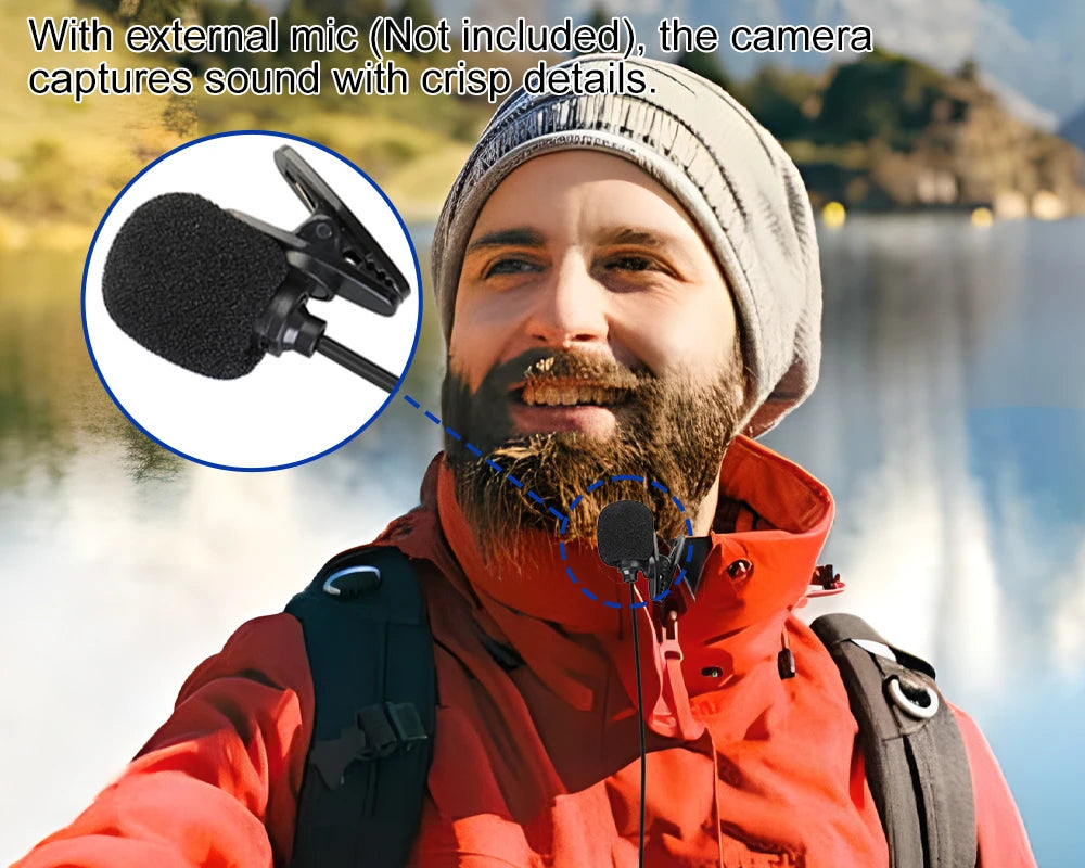 Ourlife MTR40 5K Action Camera with 2" IPS Touch Screen | Capture Adventures