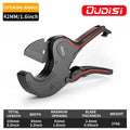 Aluminum Alloy Ratchet Pipe Cutter 42-75mm - PVC/PE/PP Hose Tool