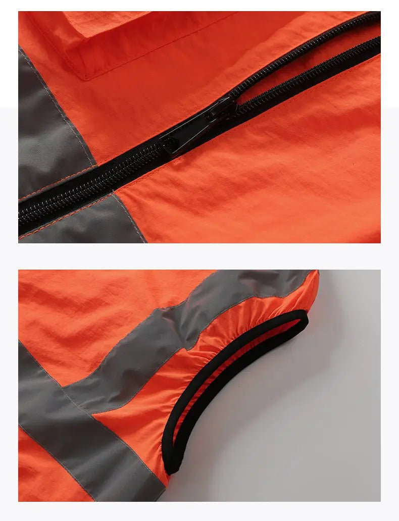 USB Powered Cooling Fan Work Vest - Reflective Summer Safety