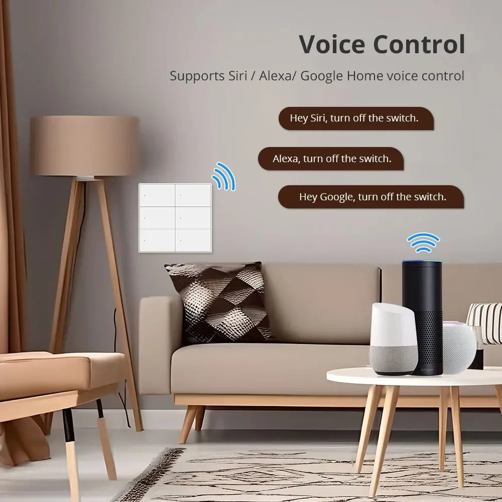 Zemismart Smart Scene Controller - Wall Mount Home Automation