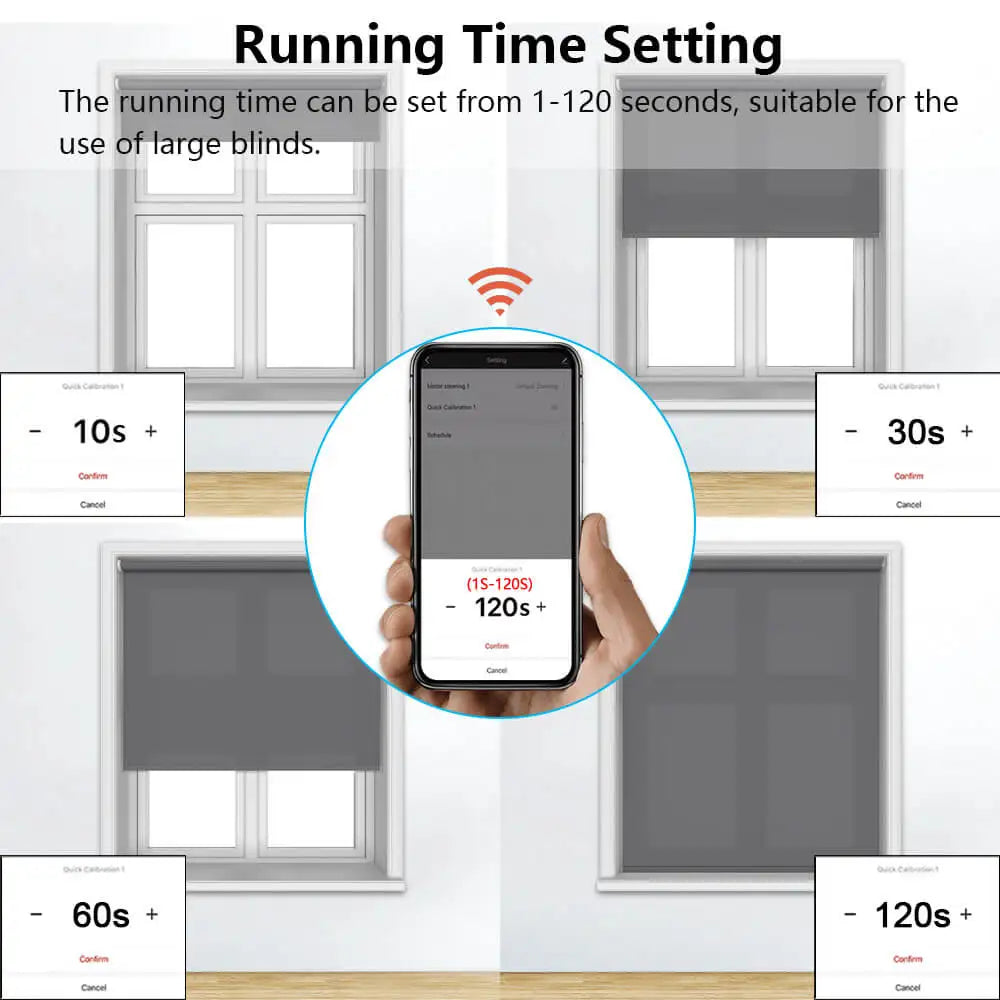 LoraTap WiFi Smart Blinds Switch - App & Voice Control for Modern Homes