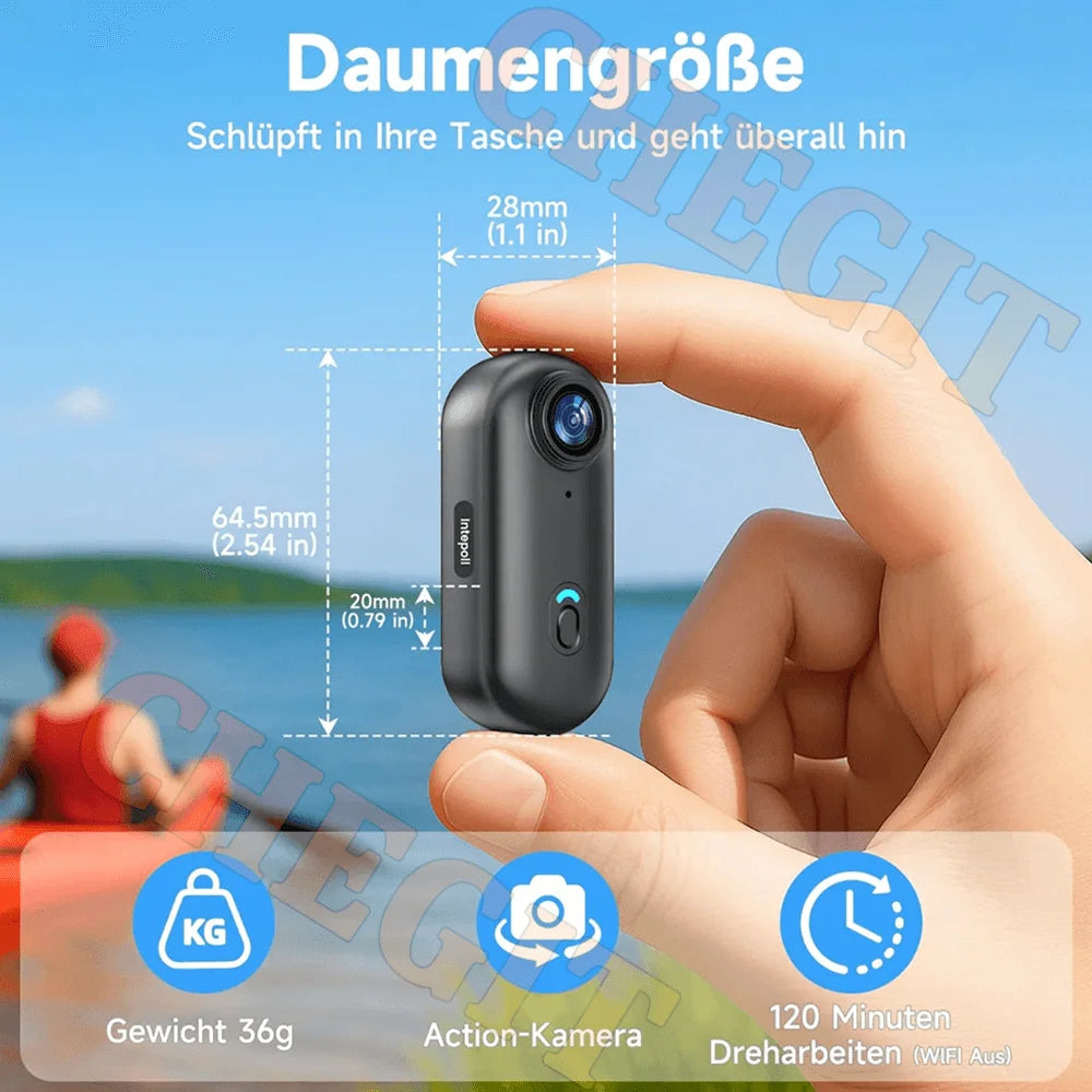 Vabena 4K FHD Action Camera | Ultra HD Adventure Cam for Sports & Motorcycle
