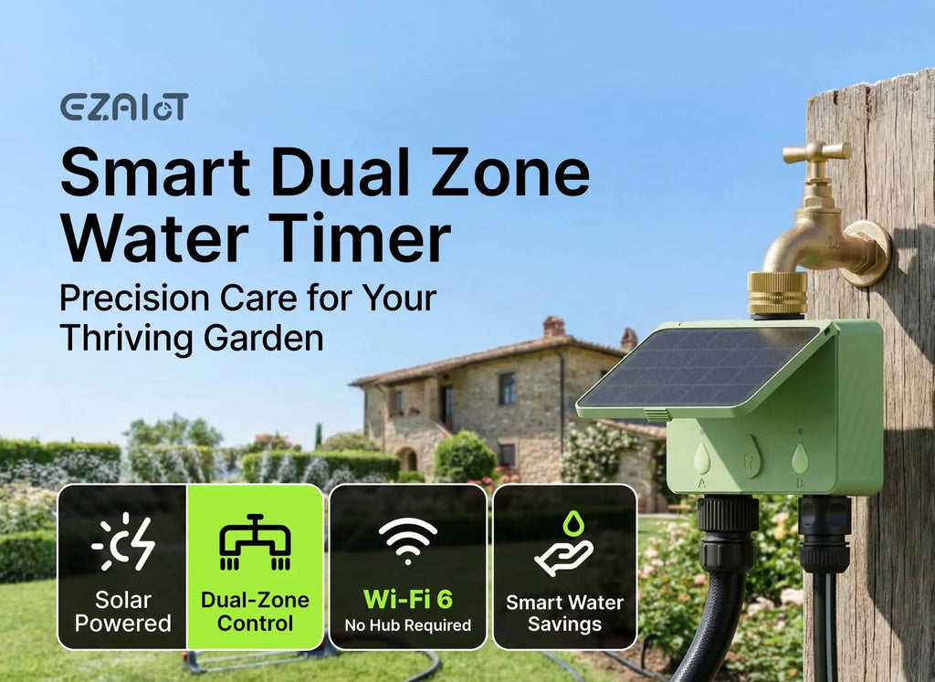 Smart WiFi Garden Watering Timer – Tuya Automatic Sprinkler & Drip System