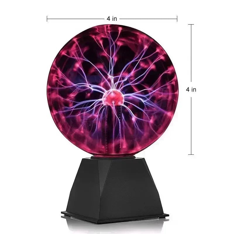 8 Inch Sound Control Plasma Ball Lamp - LED Touch Night Light