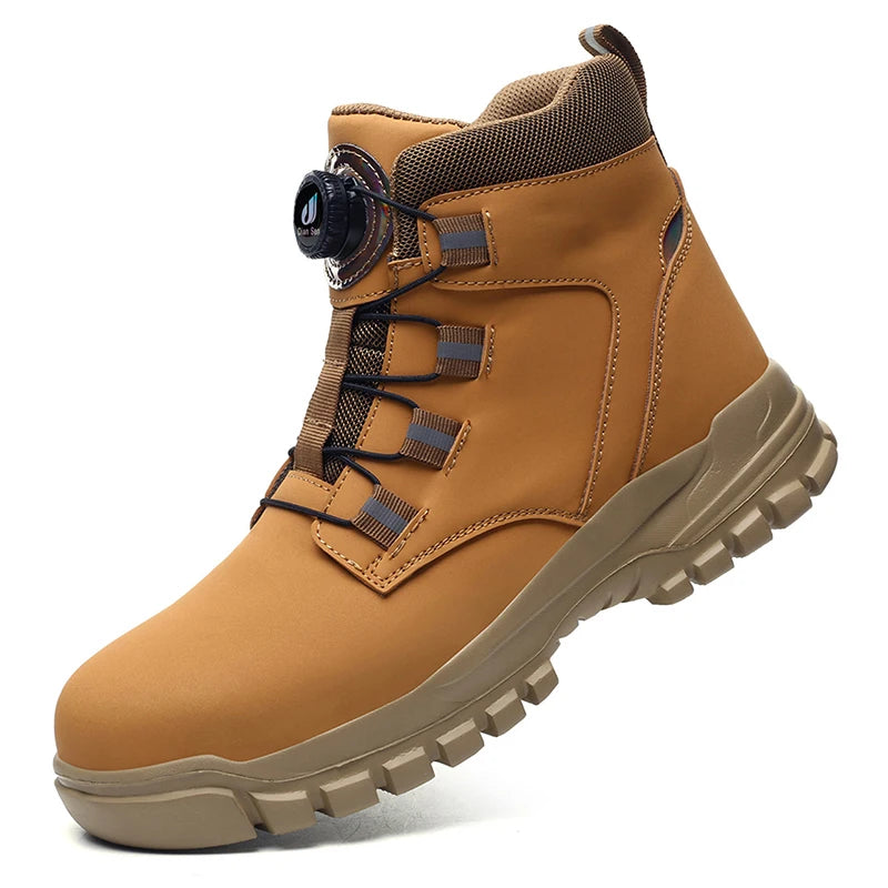 Waterproof Steel Toe Industrial Work Boots - Ultimate Protection
