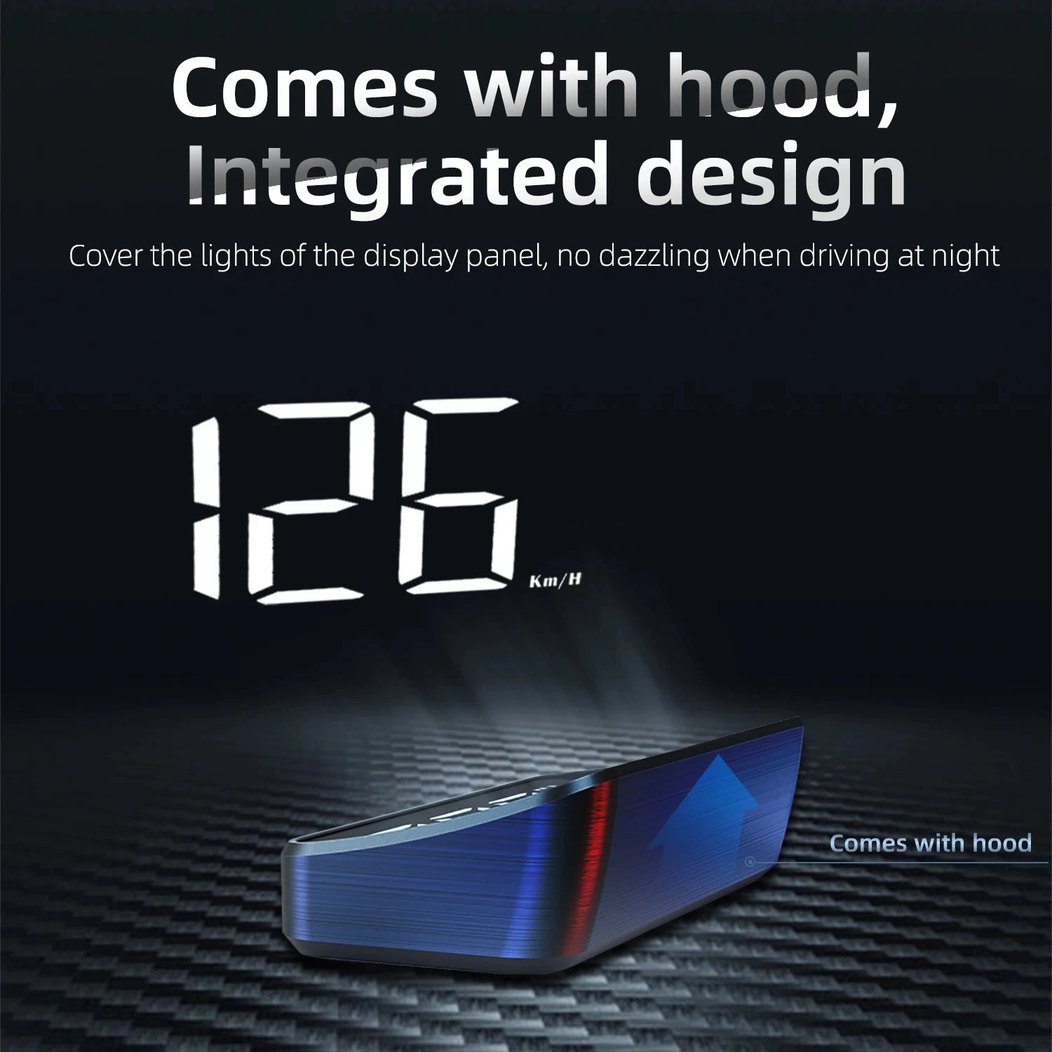 M2 HD Car HUD Windshield Projector | GPS Speedometer Display