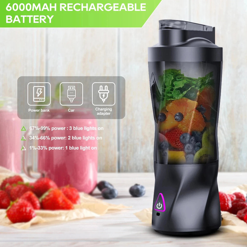 Portable USB Rechargeable Blender & Juicer - 700ML