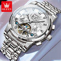 OLEVS Classic Men's Tourbillon Automatic Multi-function High-End Watch