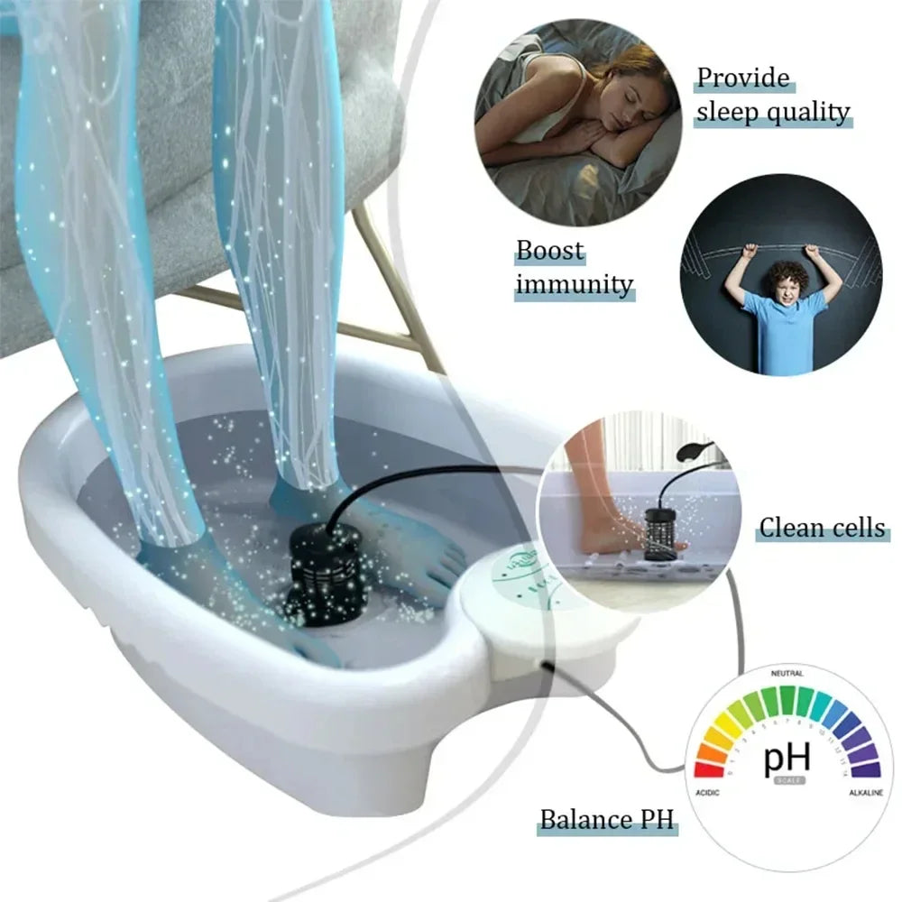 Vabena Detox Ionic Foot Spa Bath Machine | Relieve Fatigue & Promote Vitality