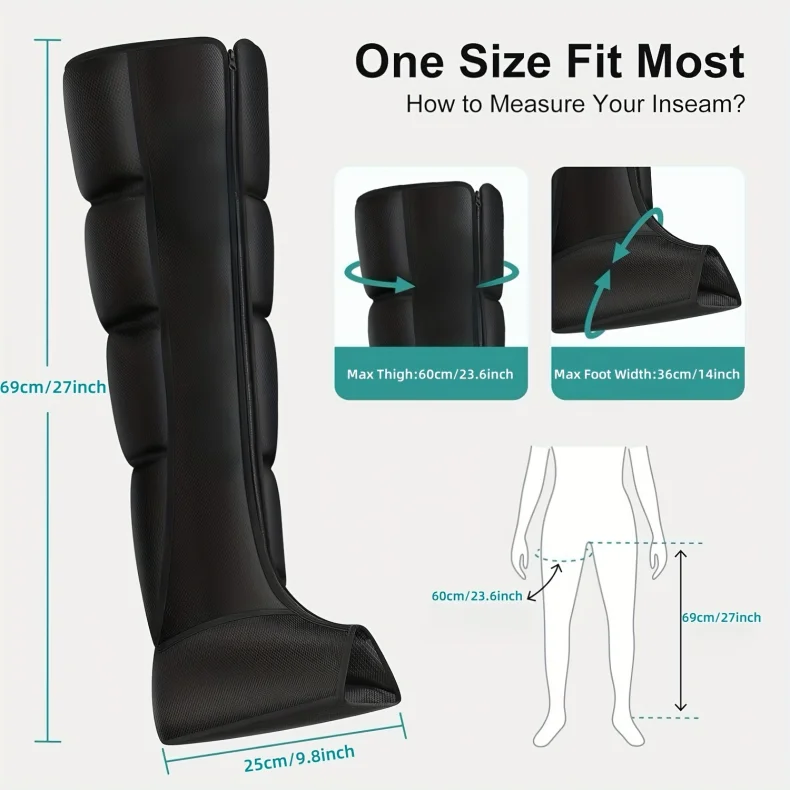 Leg & Foot Air Wave Massager Boots | Smart Circulation Recovery