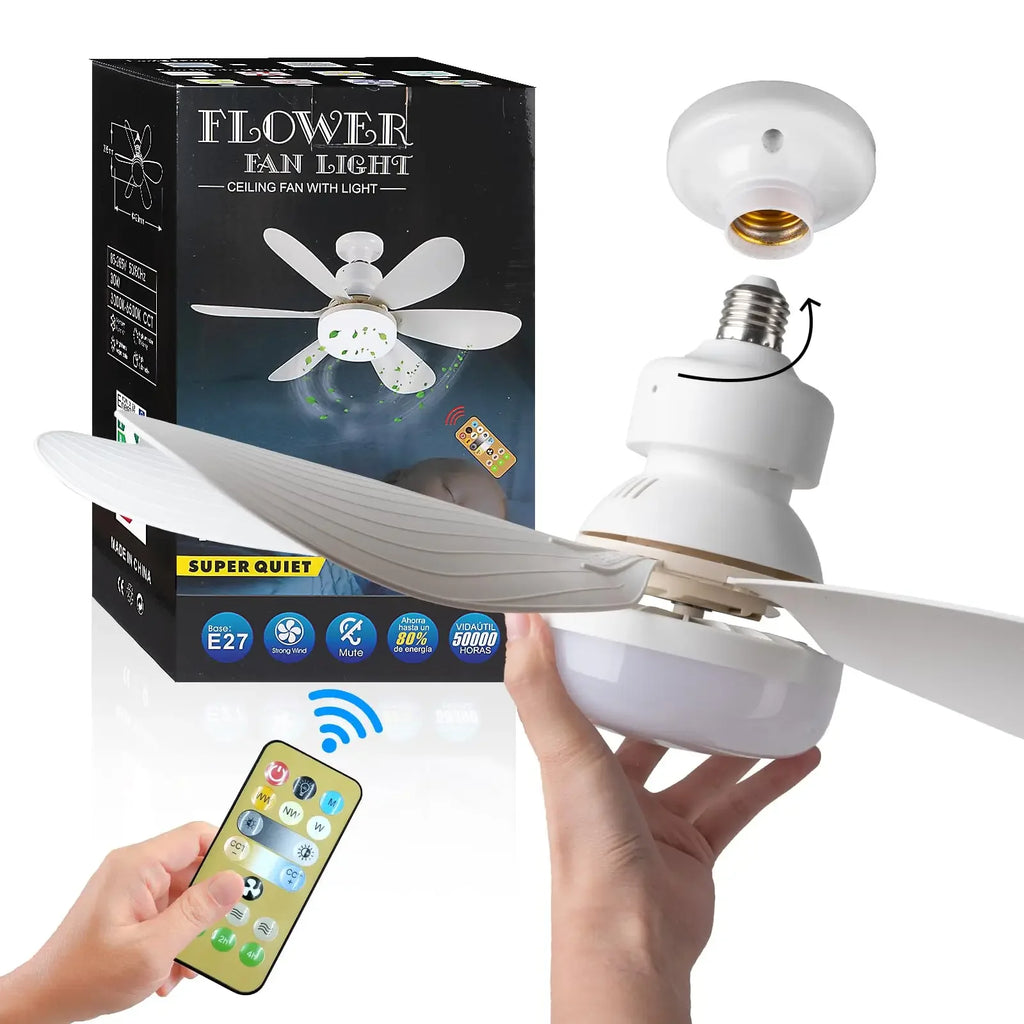 Vabena LED 40W Ceiling Fan Light E27 with Remote Dimming