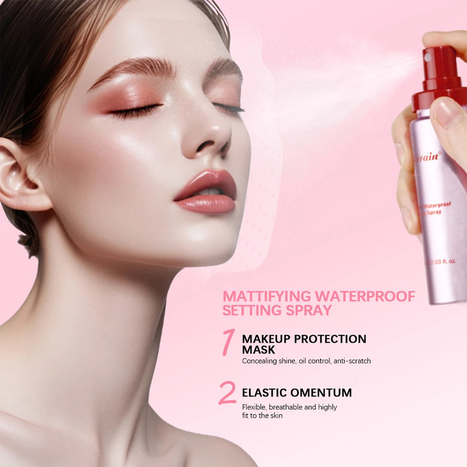 Mattifying Waterproof Setting Spray - Glossy Matte Finish