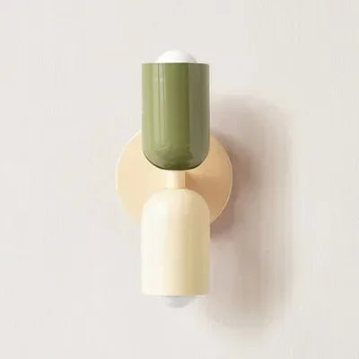 Colorful Nordic Macaron Wall Lamp for Bedside, Living Room & Kids' Decor