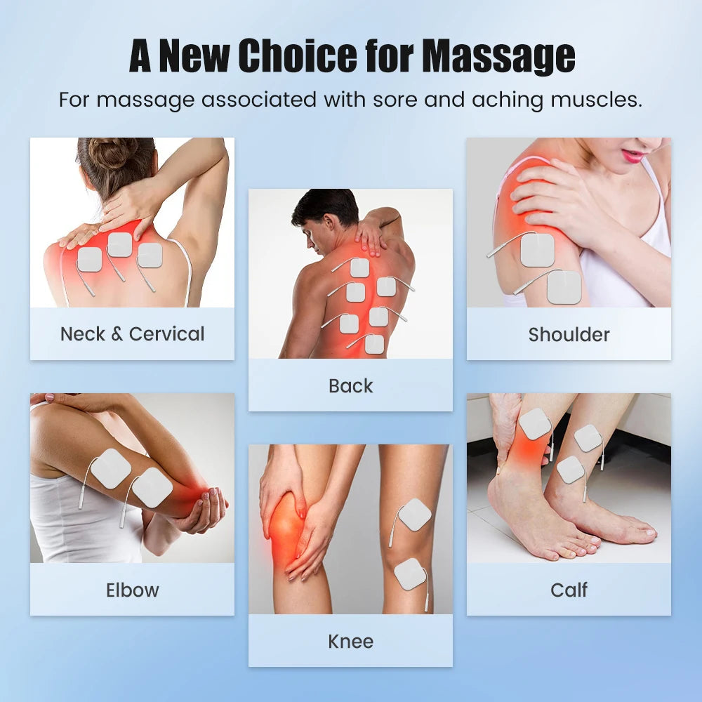 Digital TENS Unit: 4-Channel Rechargeable Muscle Stimulator for Pain Relief
