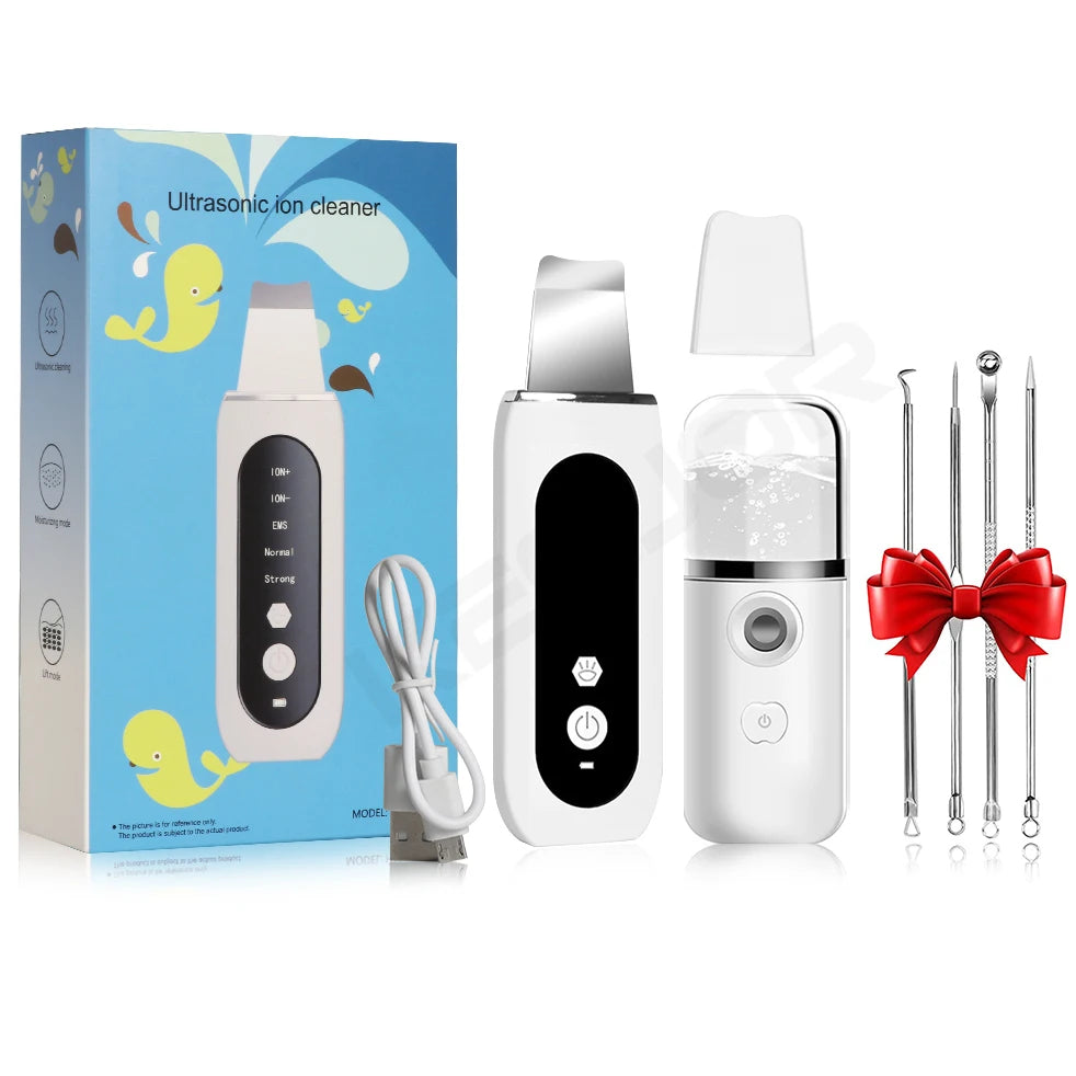 Peicon Professional Ultrasonic Skin Scrubber - Deep Cleansing & Exfoliation