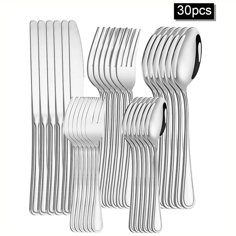 Vabena Premium Stainless Steel Cutlery Set - Dining Collection