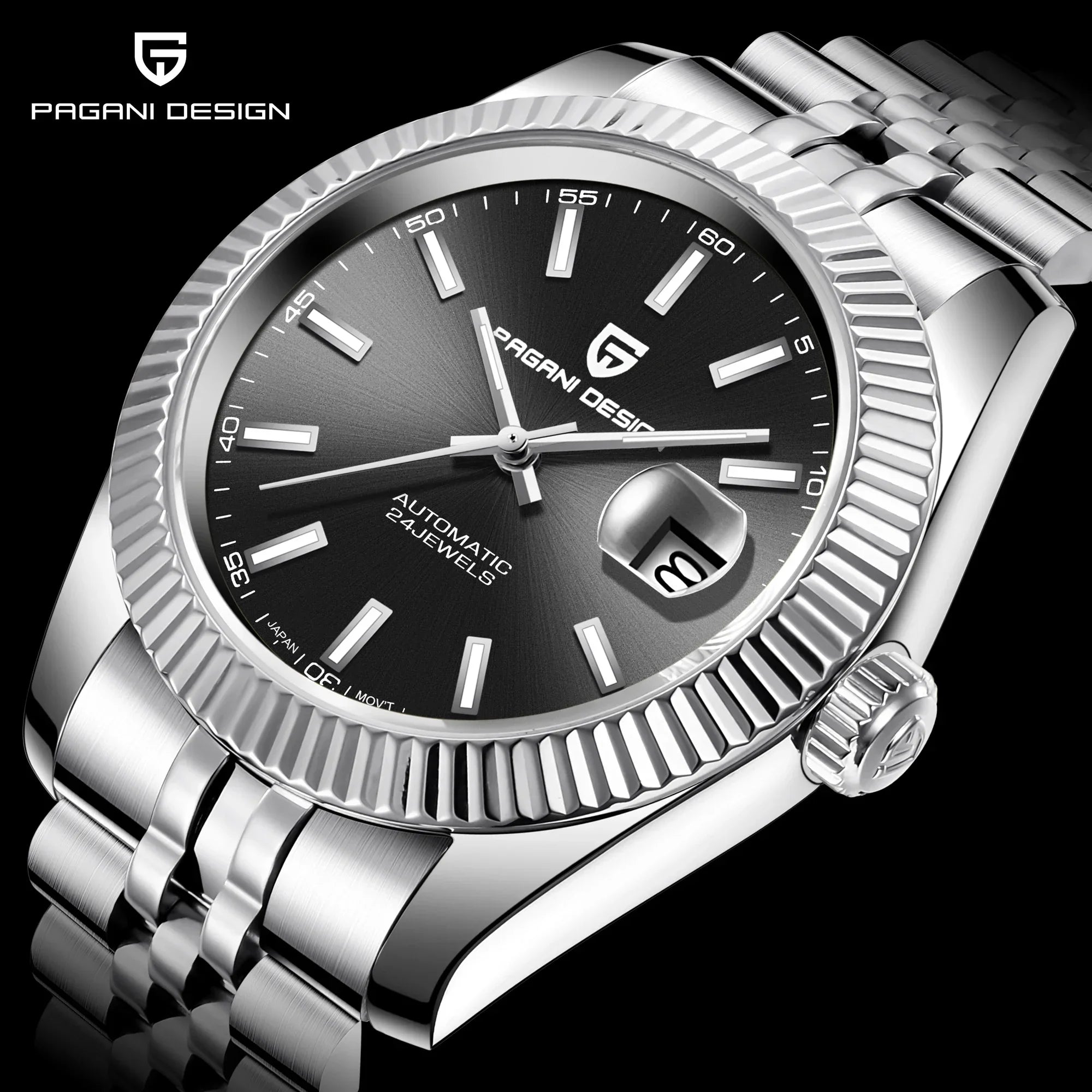 PAGANI DESIGN 2026 DateJust Luxury Men's Mechanical Watch PD-1645