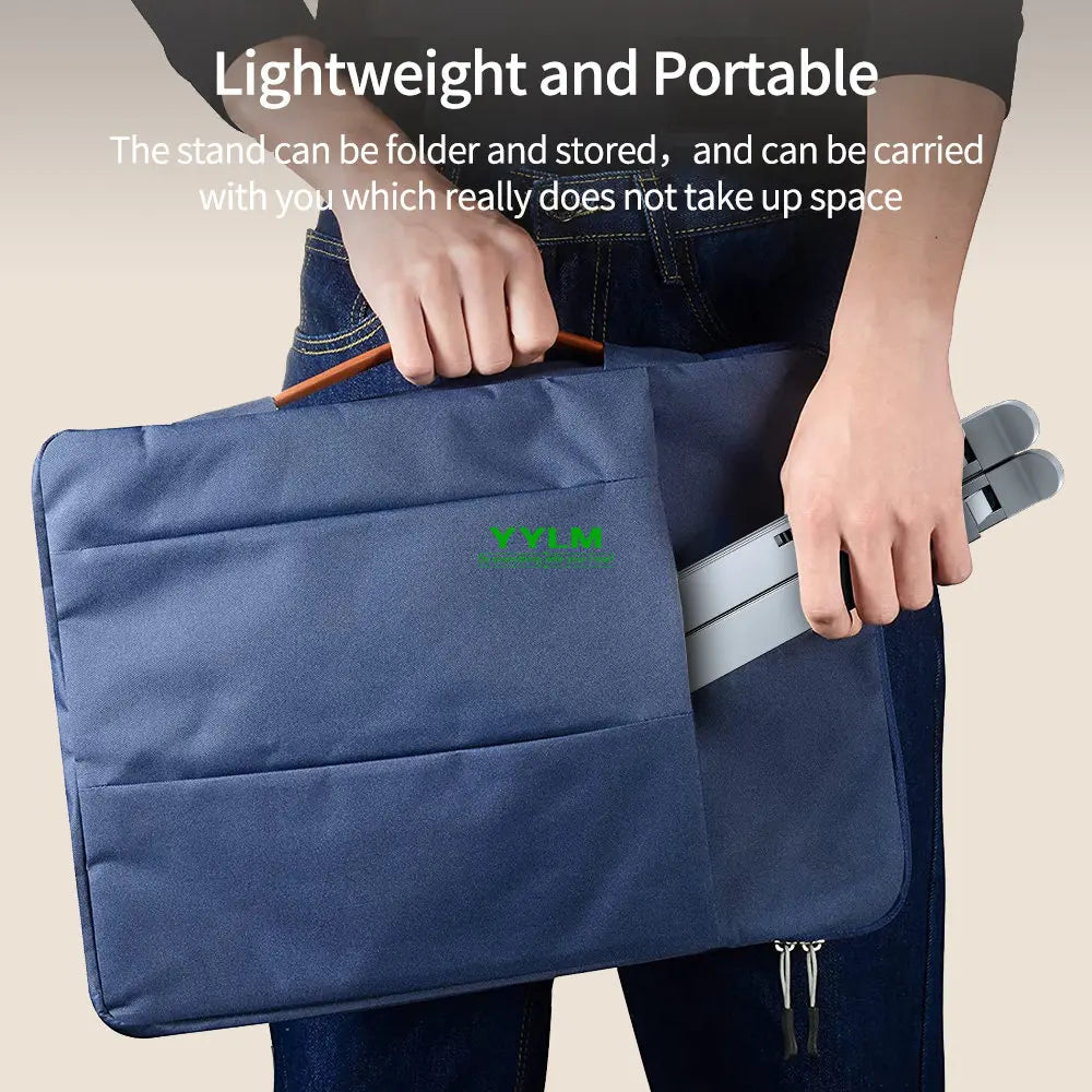 YYLMONE N8 Aluminum Ergonomic Laptop Stand - Portable & Adjustable