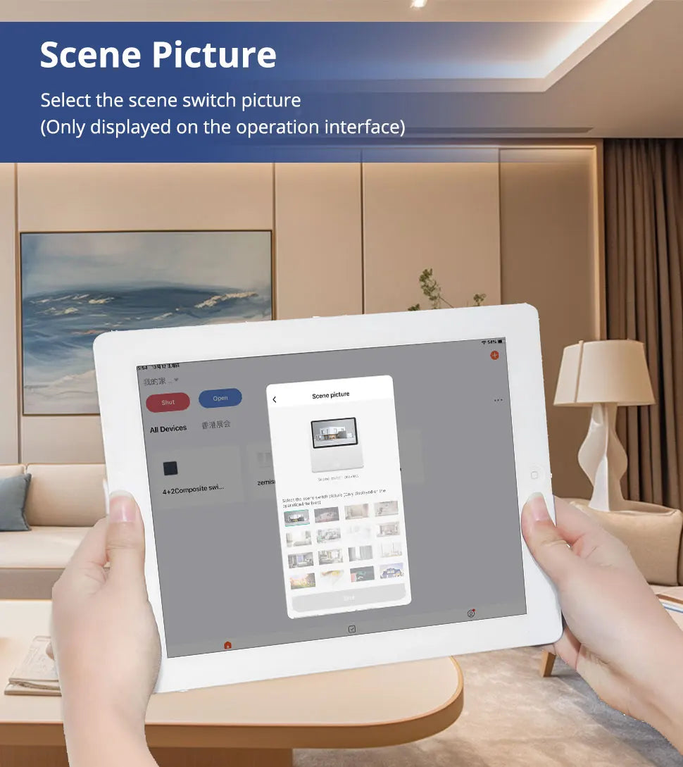 Zemismart Smart Scene Controller - Wall Mount Home Automation