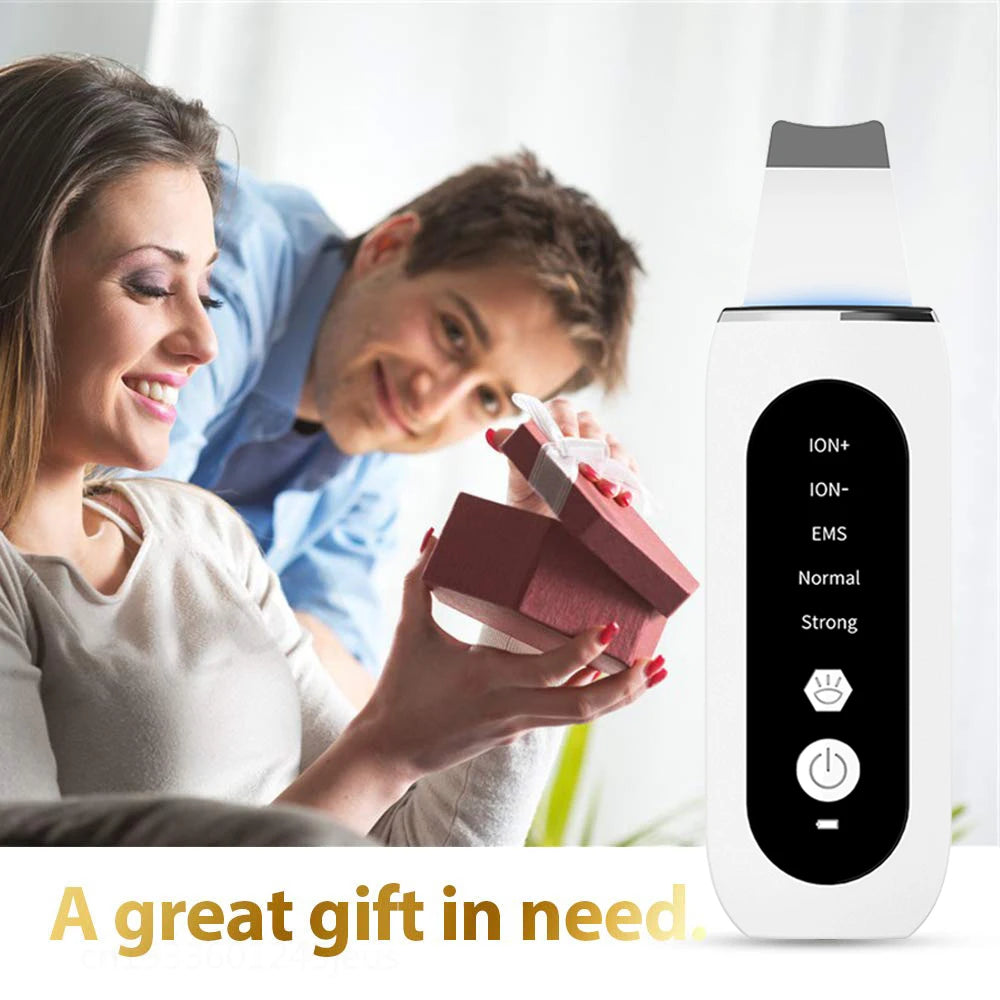 Peicon Professional Ultrasonic Skin Scrubber - Deep Cleansing & Exfoliation