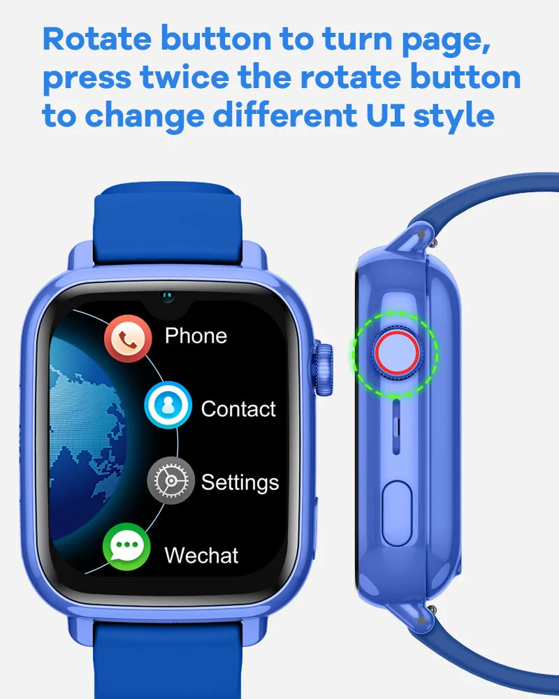 Kids 4G Smartwatch with GPS Tracker & Video Call