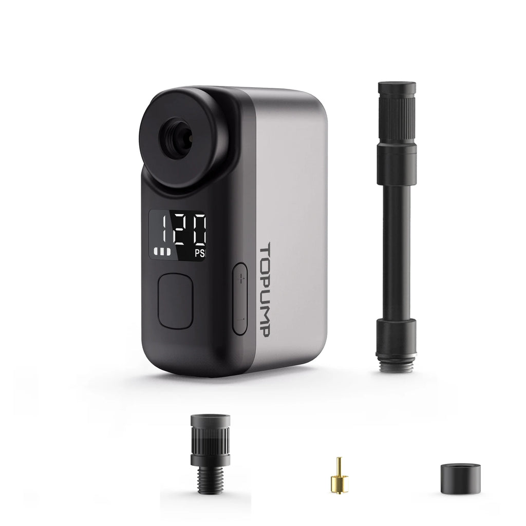 TOPUMP TB2 PRO Mini Electric Bike Pump - Portable Air Compressor