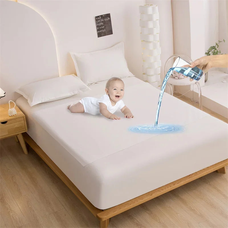 Vabena TPU Waterproof Mattress Protector – Bed Pad for All Ages