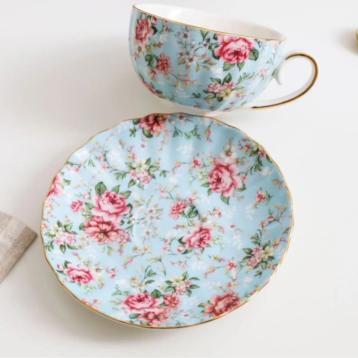 Vabena Luxury Bone China Coffee & Tea Set - Elegant Serveware