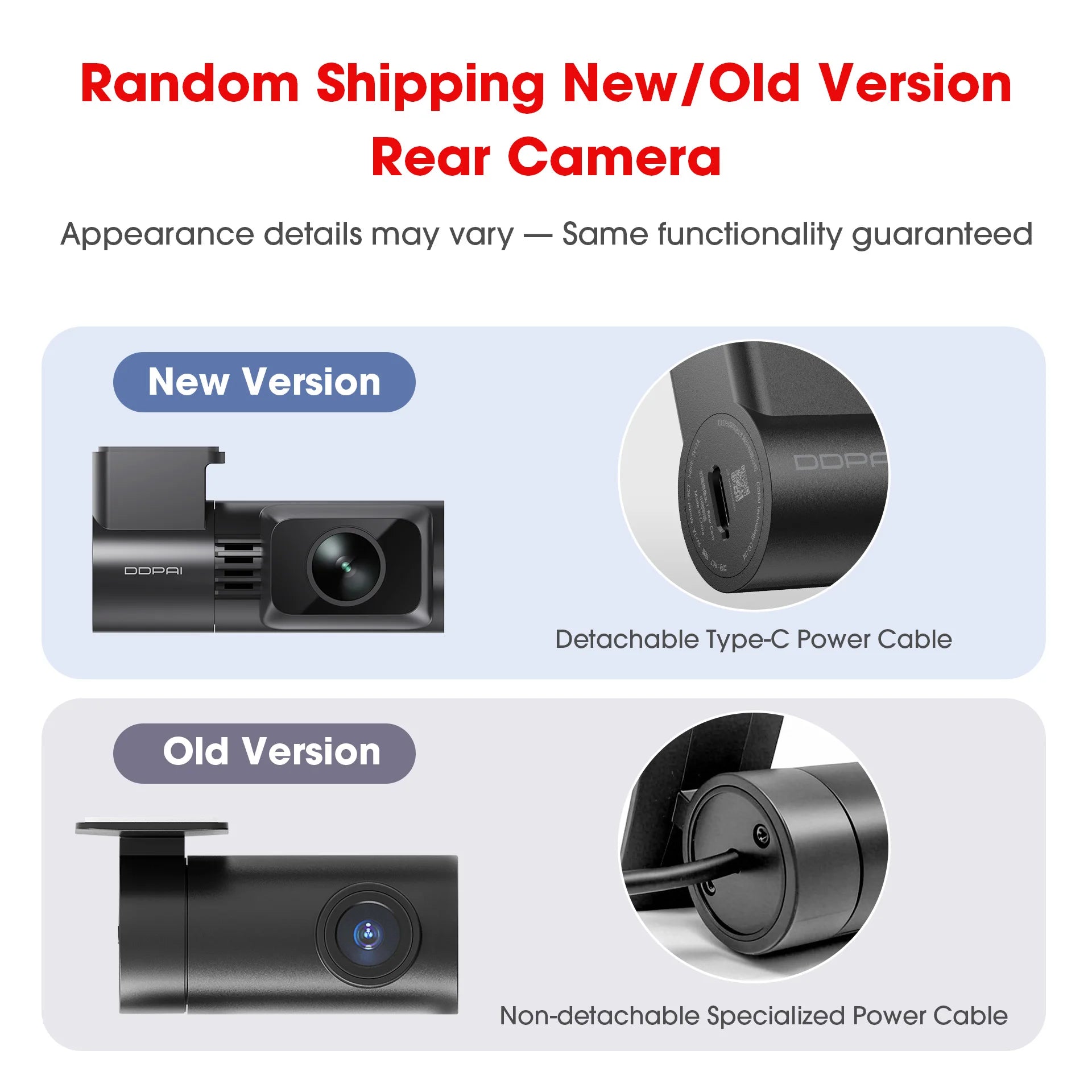 DDPAI N5 Dual 4K HDR Dash Cam - Front & Rear AI NightVIS DVR