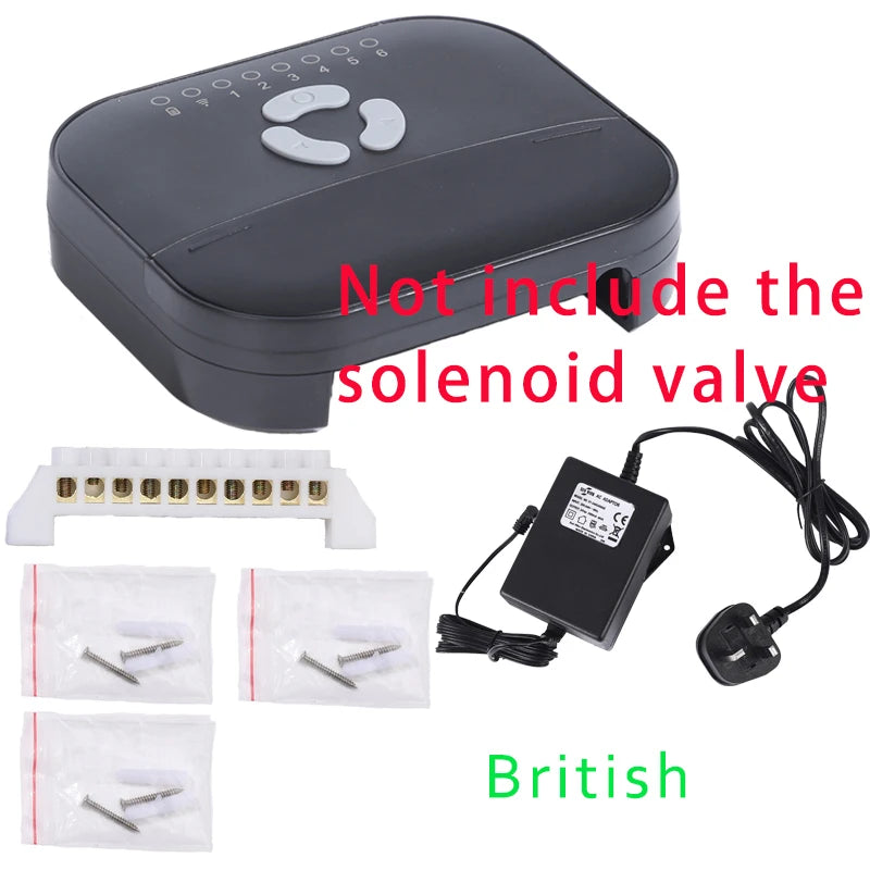6-Zone Smart WiFi Garden Irrigation Timer & Tuya Controller