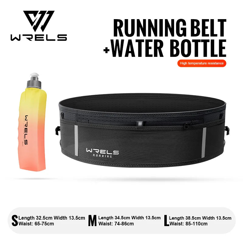 WRELS Invisible Running Belt - Waterproof Multi-Function Marathon Fanny Pack