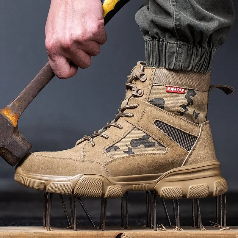 Tulldent Desert Combat Indestructible Safety Boots | Ultimate Protection Footwear