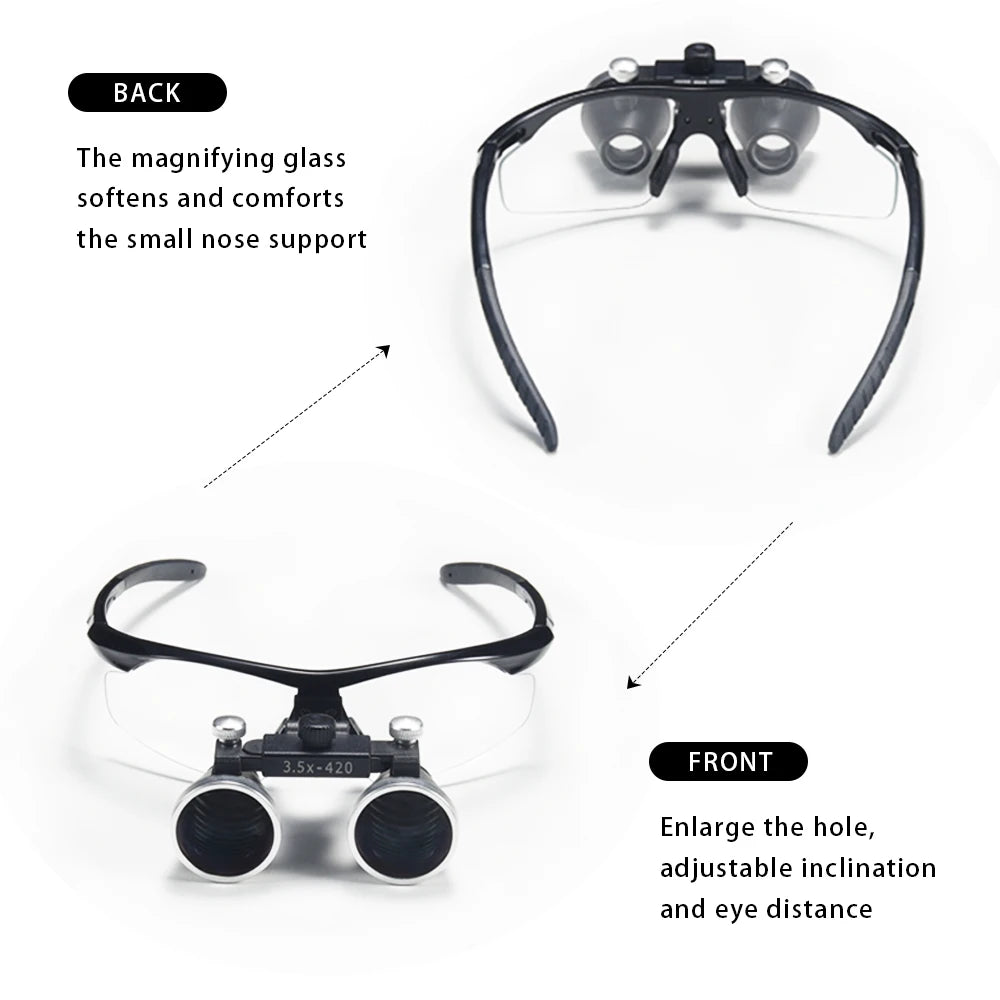 Dentistry Binocular Magnifier 2.5X/3.5X - Ultralight Dental Loupes