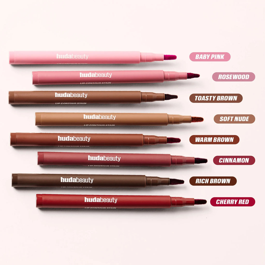 Vabena Velvet Brown Lip Liner Pencil - Matte, Waterproof & Non-Stick Lip Contour