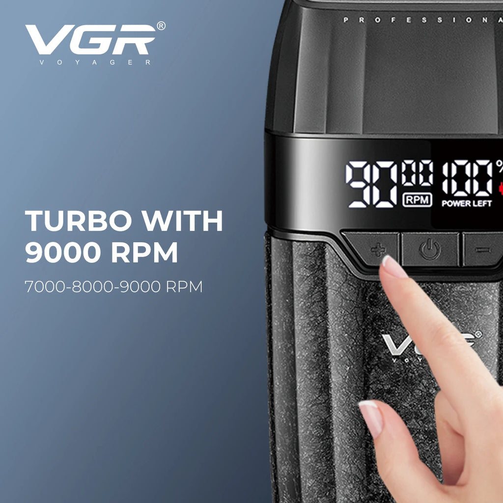 VGR Professional Cordless Hair Trimmer - Electric Clippers