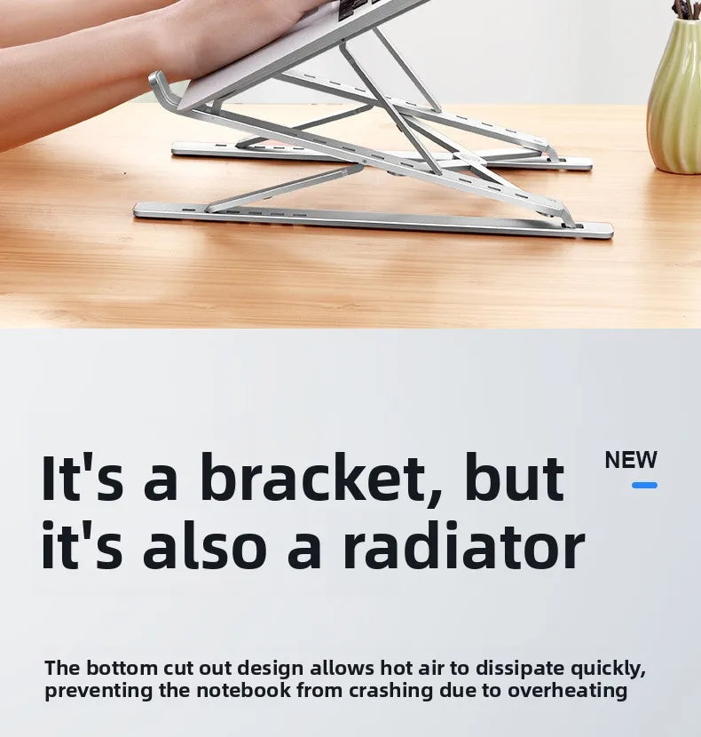 Dawndesslo Ergonomic Laptop Stand - Adjustable Desk Holder