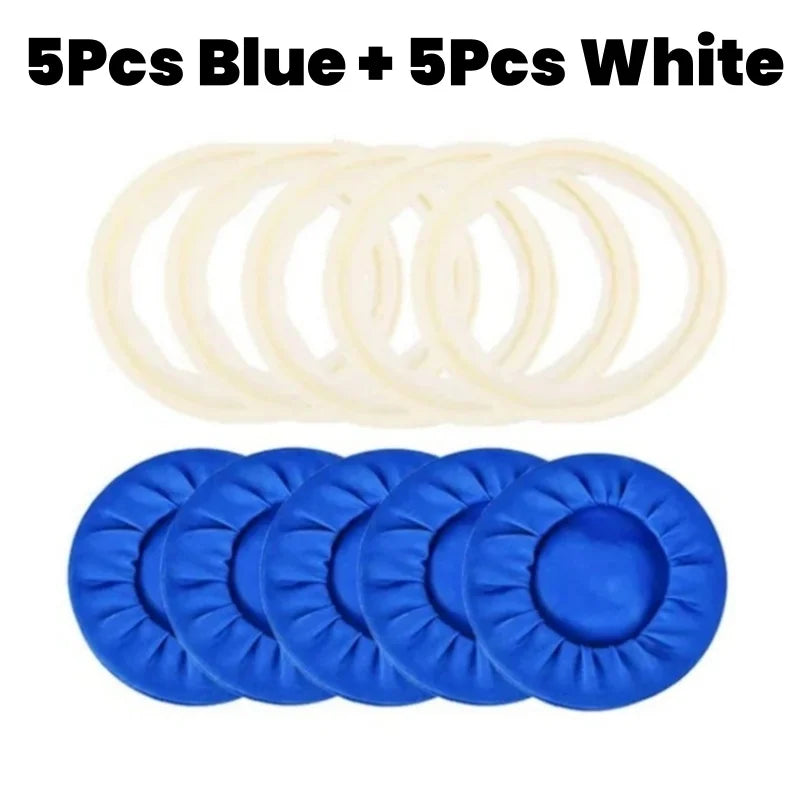JUMTOP 10Pcs Dental O-Shape Disposable Rubber Dam Mouth Retractors