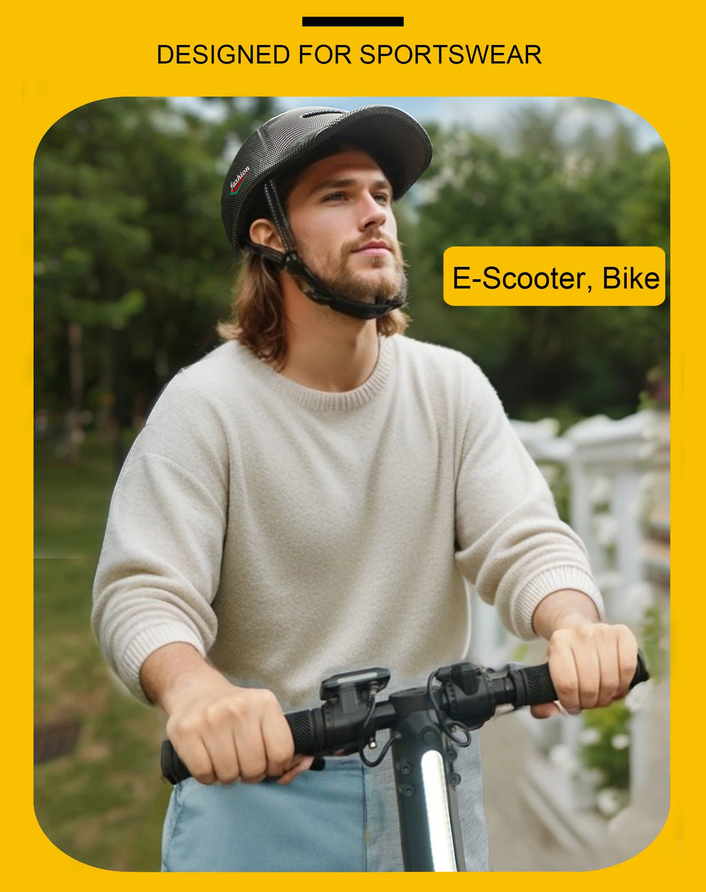 GUDOOK Baseball Cap Bike Helmet - Adult Adjustable Cycling Safety for MTB & Road